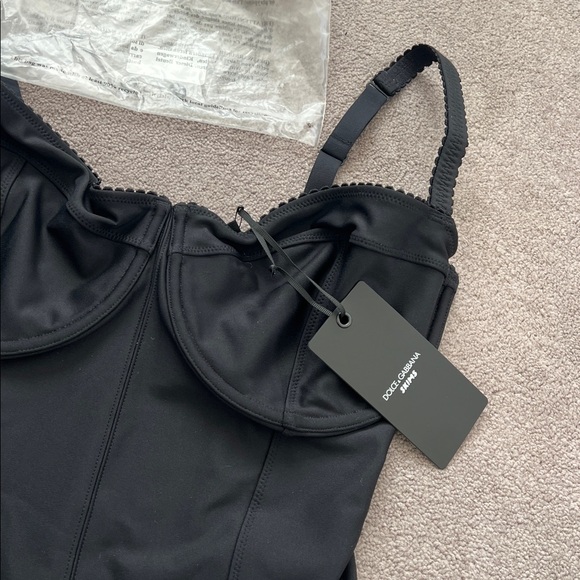 SKIMS dolce and gabbana Black Bodysuit - Picture 6 of 14